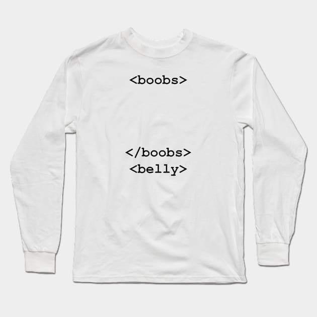 Code in body Long Sleeve T-Shirt by truba1950